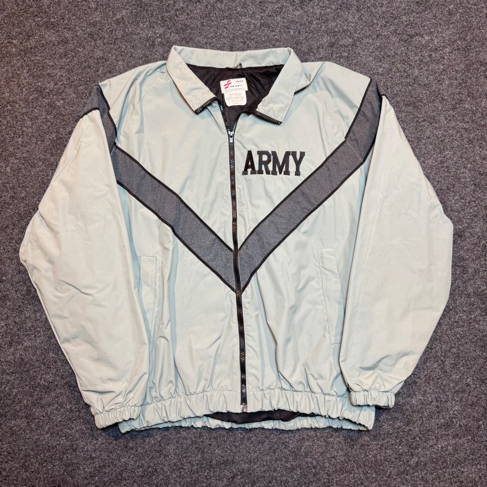 Skilcraft US Army IPFU PT Jacket Grey Reflective Medium Long 8415-01-465-4668